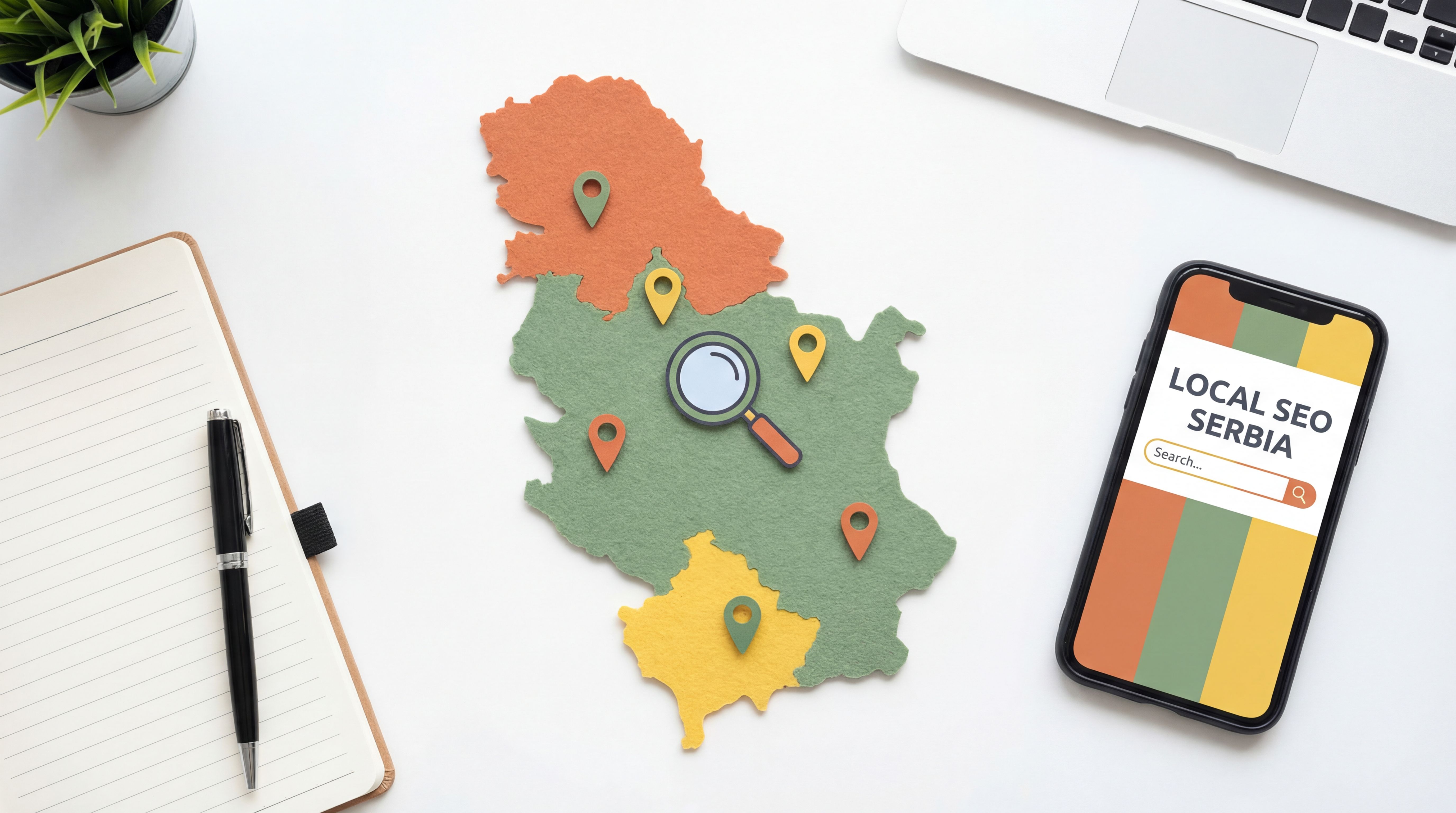 Lokalni SEO Srbija mapa