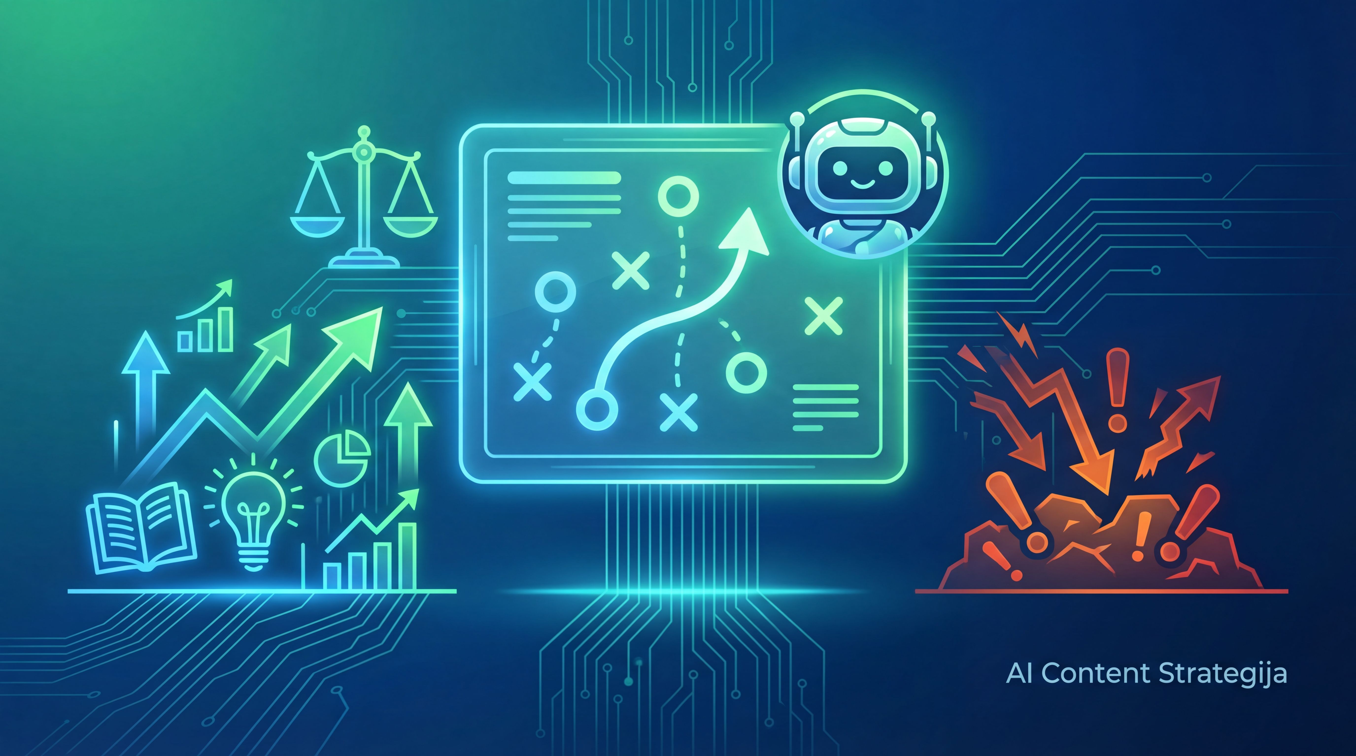 AI content strategija: kvalitetan sadržaj bez klikbejta