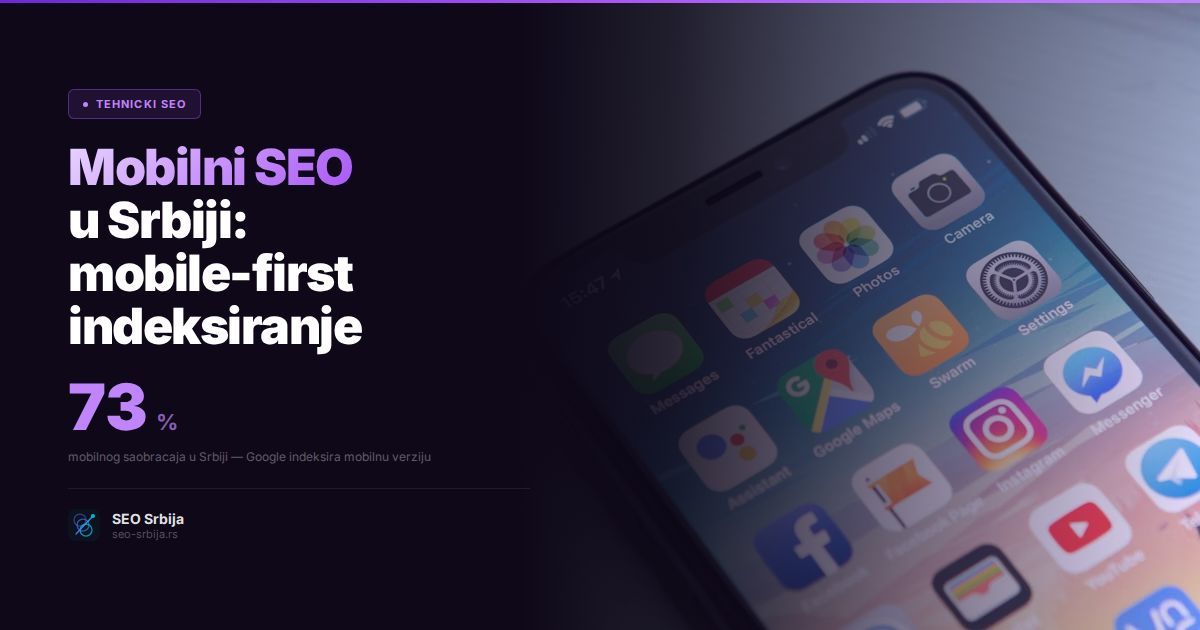 Mobilni SEO optimizacija za srpske sajtove