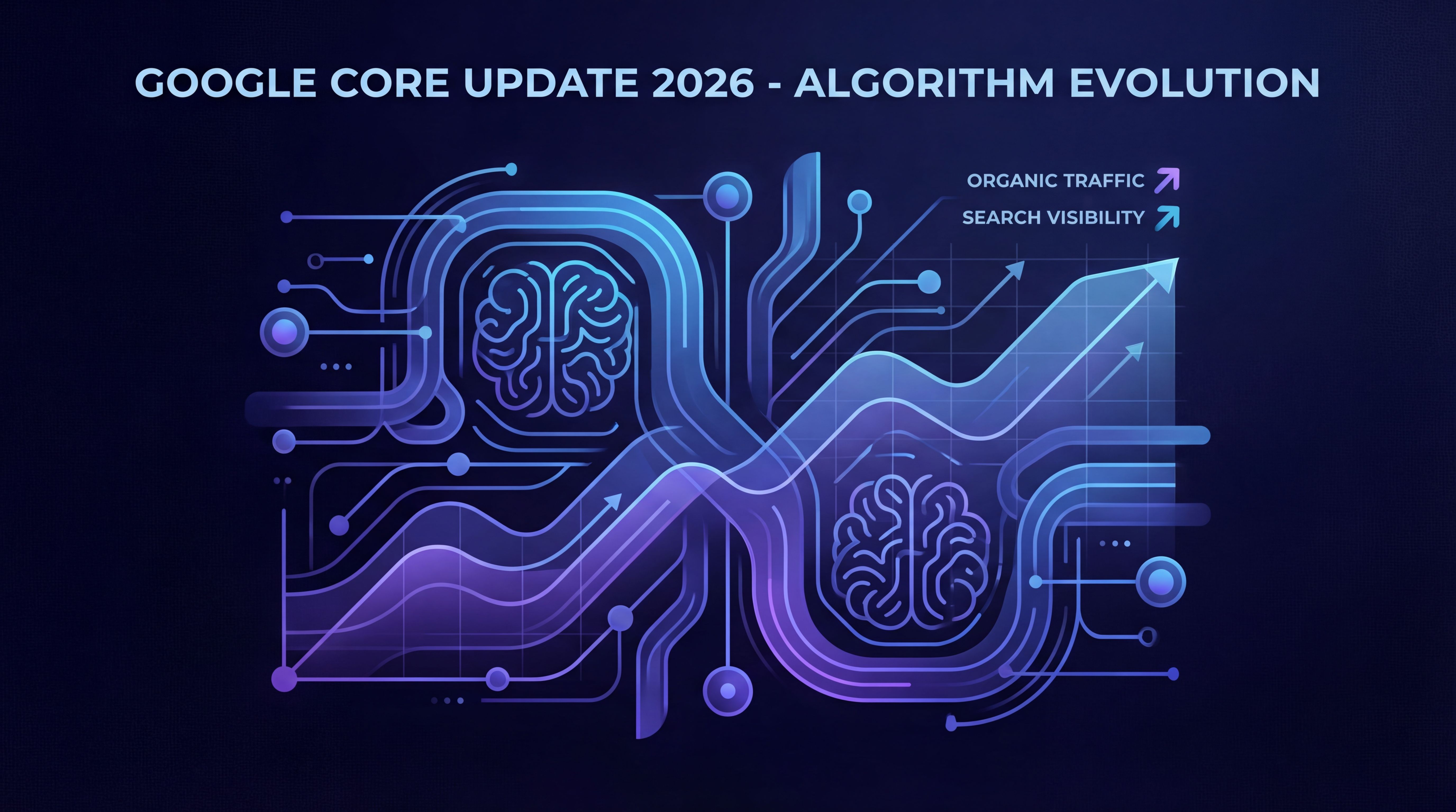 Google Mart 2026 Core Update grafikon