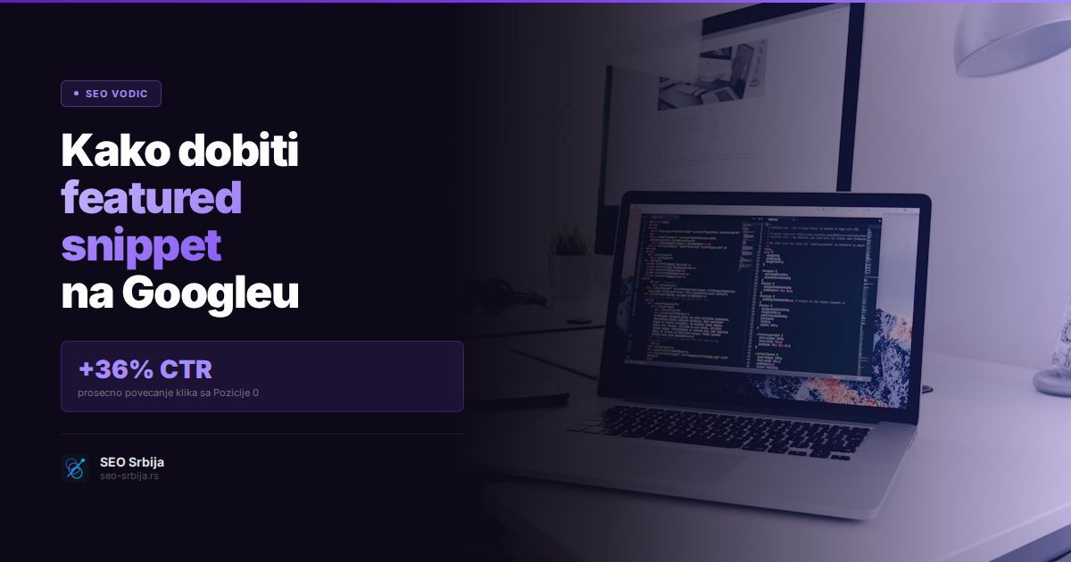 Kako dobiti featured snippet na Googleu